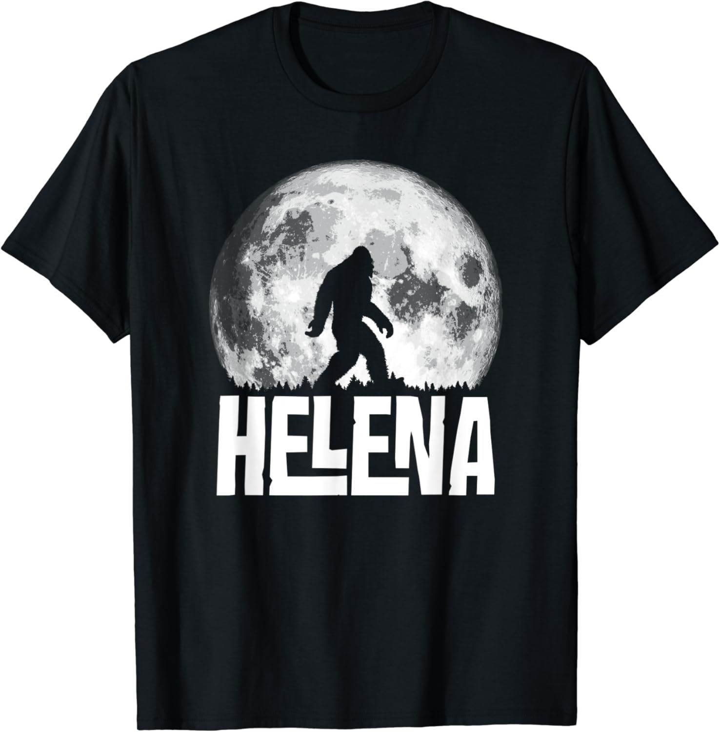 Helena montana bigfoot vintage full moon retro squatch tshirt amazon